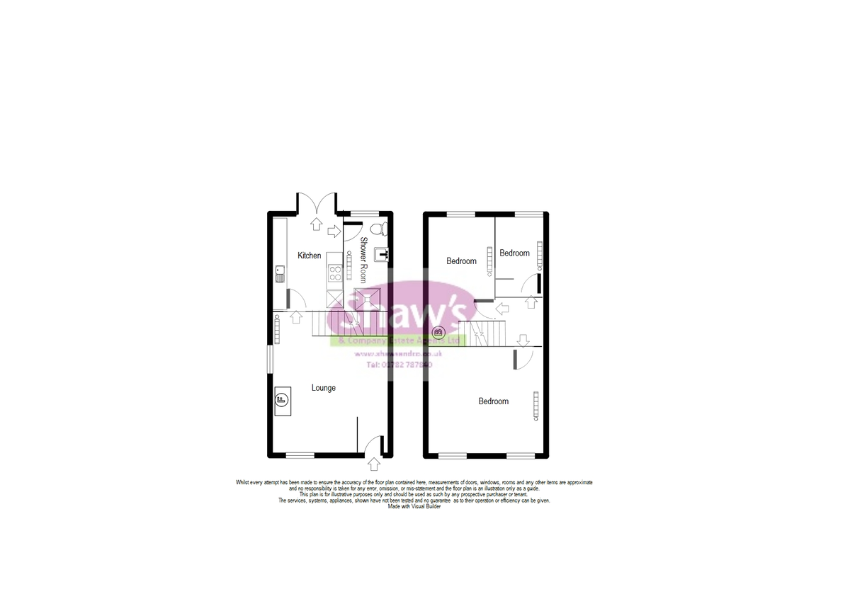 Floorplans For Tower Hill Road, Mow Cop, Stoke-on-Trent