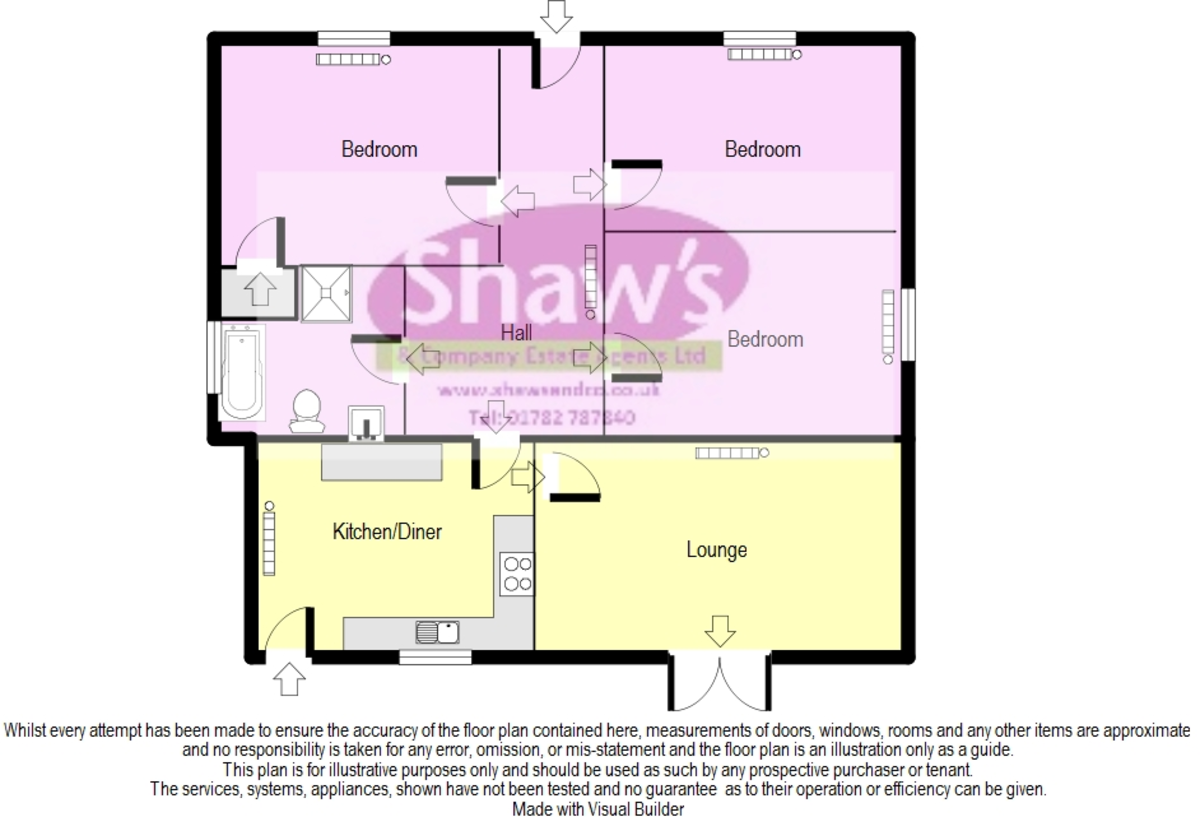 Floorplans For Newtown, Newchapel, Stoke-on-Trent