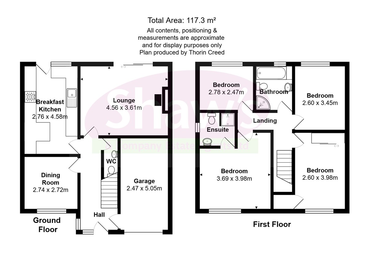 Floorplans For Smokies Way, Gillow Heath, Stoke-on-Trent