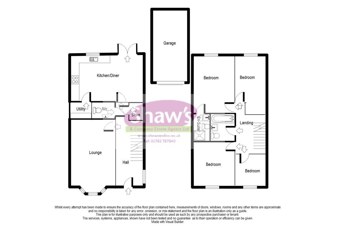 Floorplans For Bambury Drive, Talke