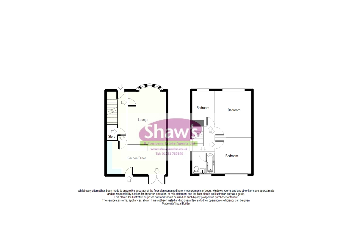 Floorplans For Whiteridge Road, Kidsgrove, Stoke-on-Trent