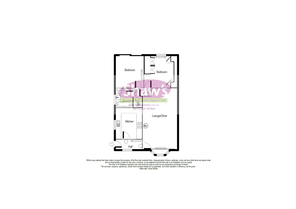 Floorplans For Poplar Drive, Kidsgrove, Stoke-on-Trent