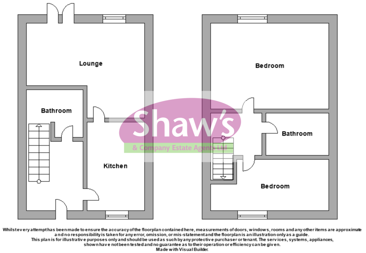 Floorplans For Glebe Street, Butt Lane