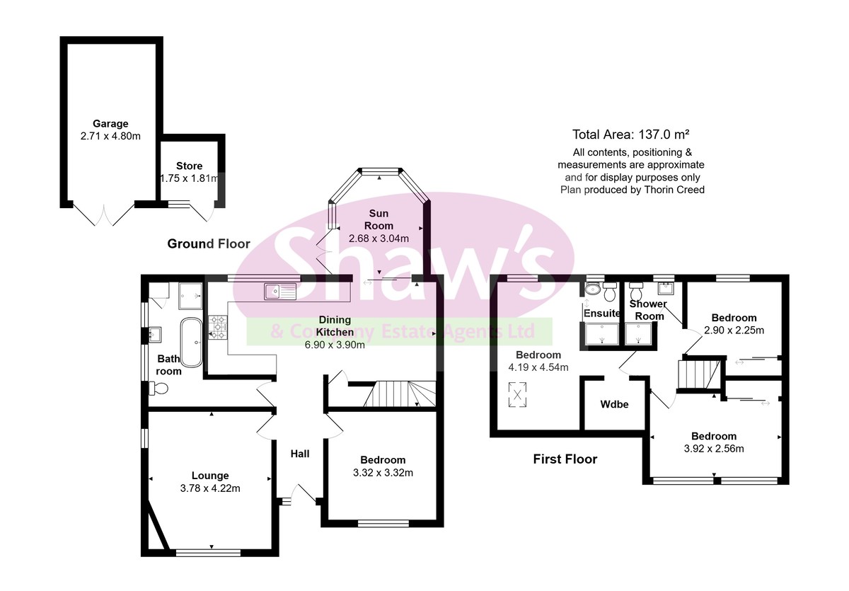 Floorplans For Mow Cop Road, Mow Cop, Stoke-on-Trent