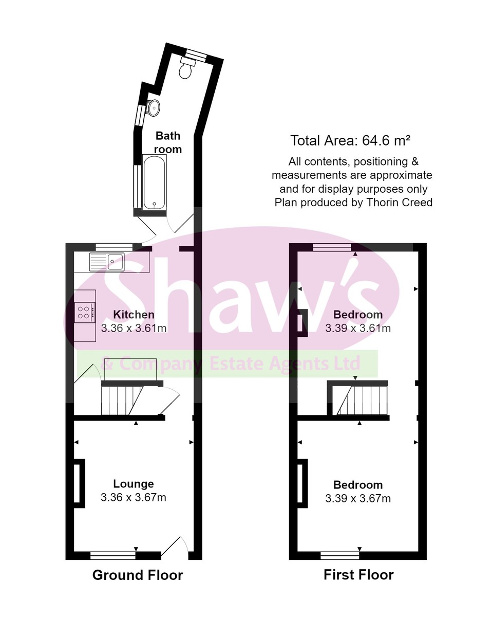 Floorplans For High Street, Silverdale, Newcastle