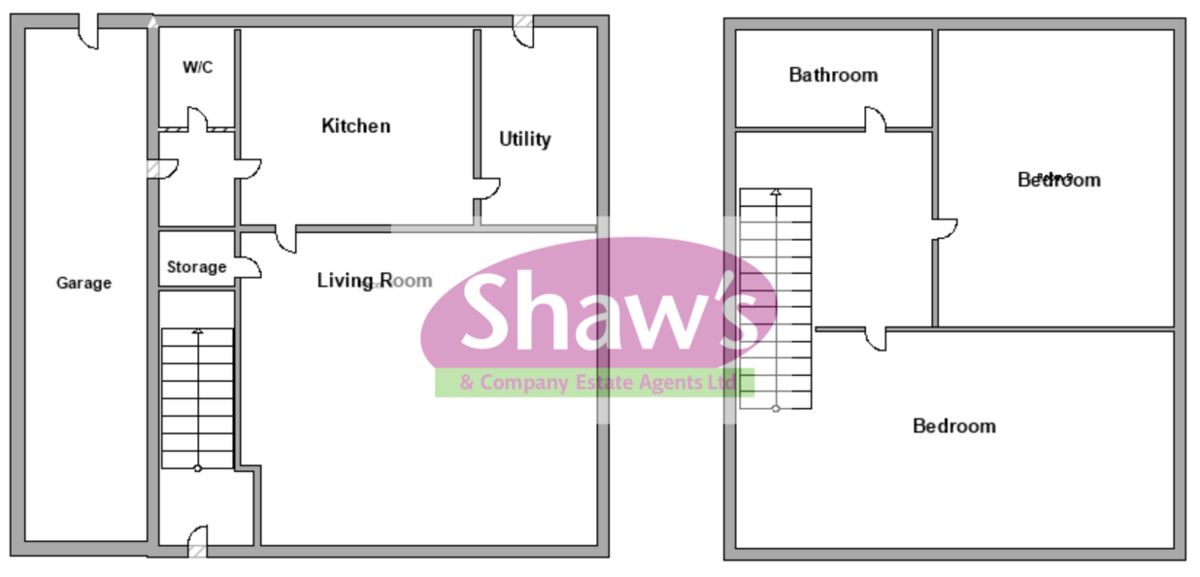 Floorplans For Ian Road, Newchapel, Stoke-on-Trent