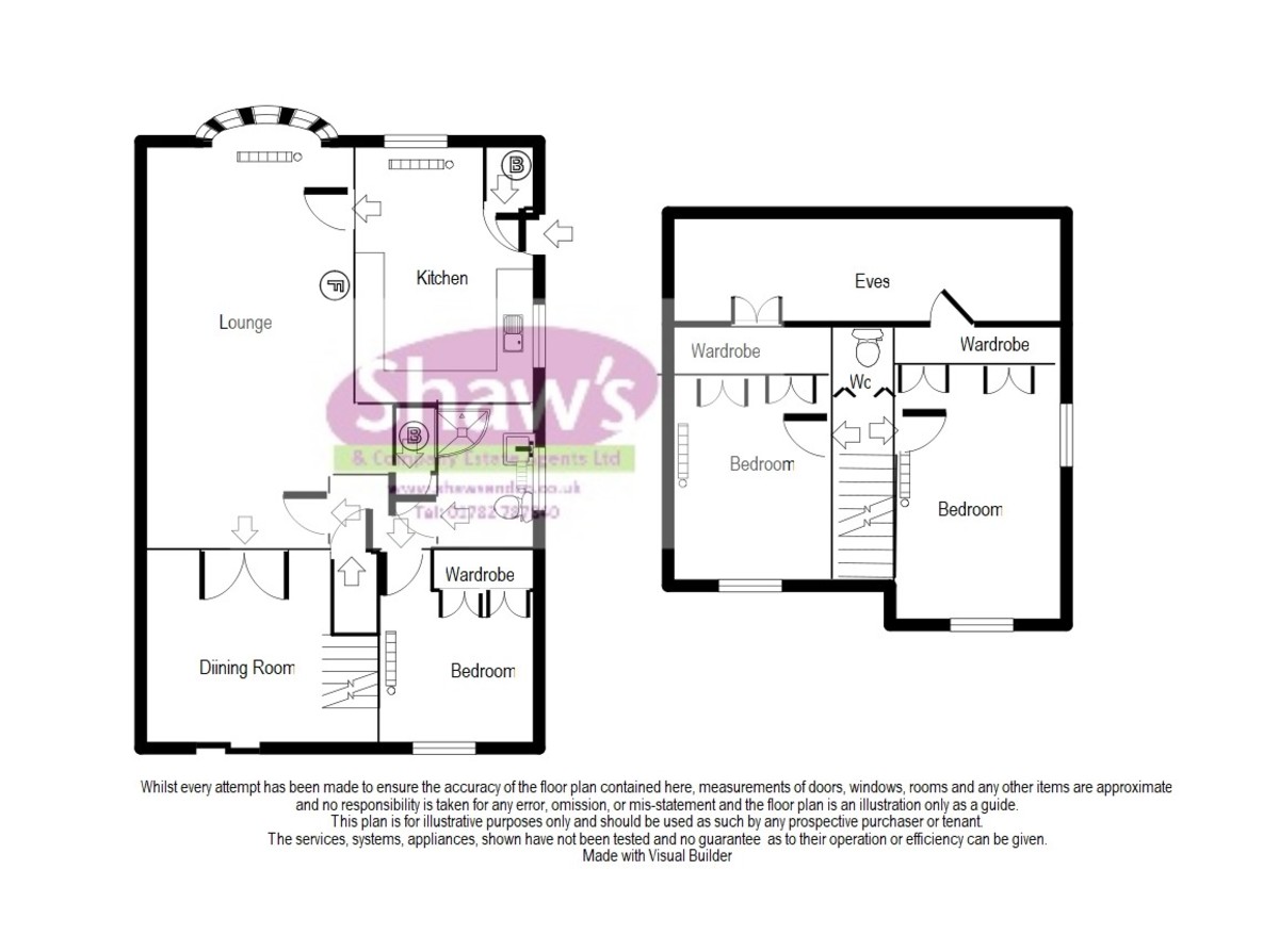 Floorplans For Poplar Drive, Kidsgrove, Stoke-on-Trent
