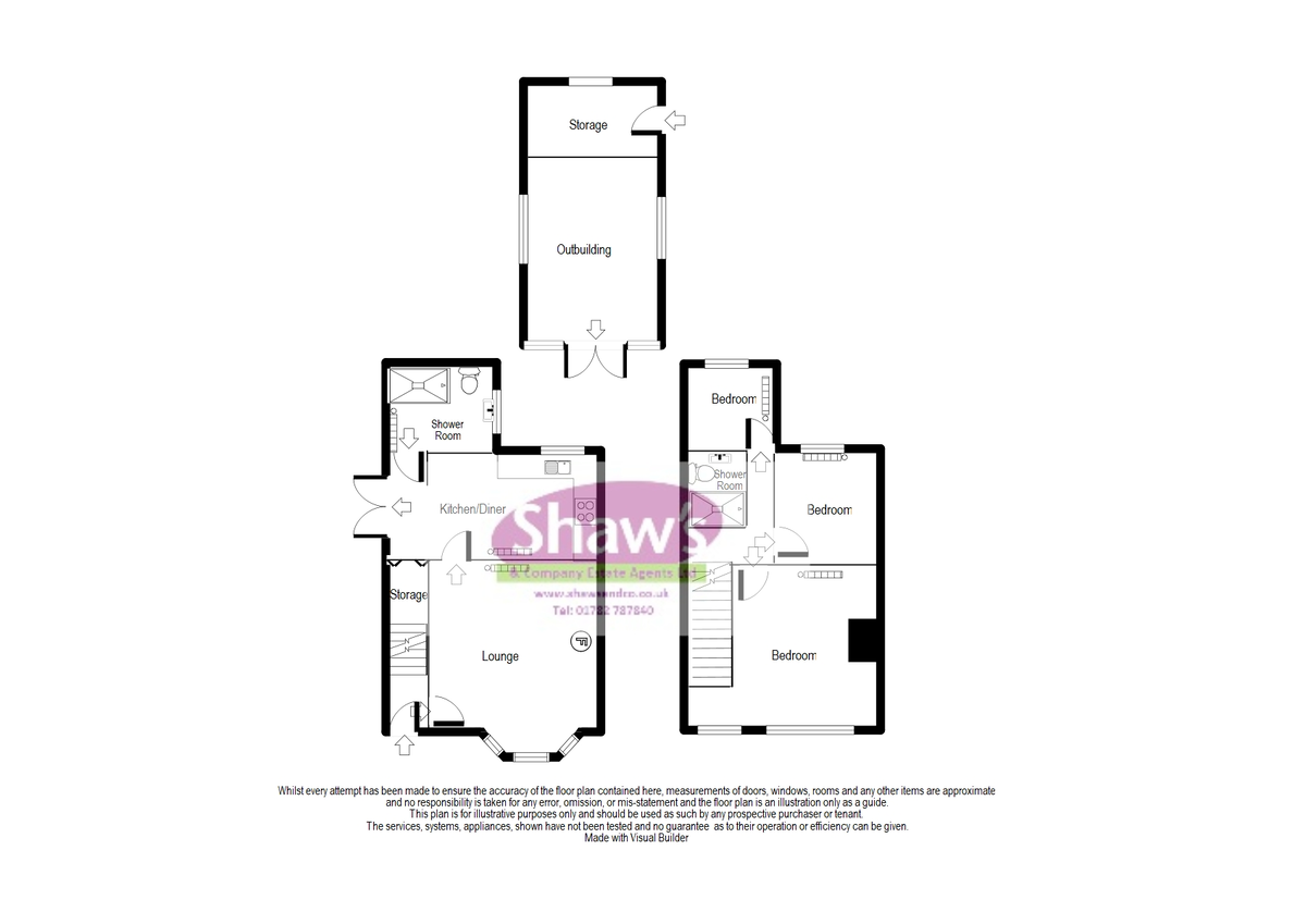 Floorplans For Long Lane, Harriseahead, Stoke-on-Trent