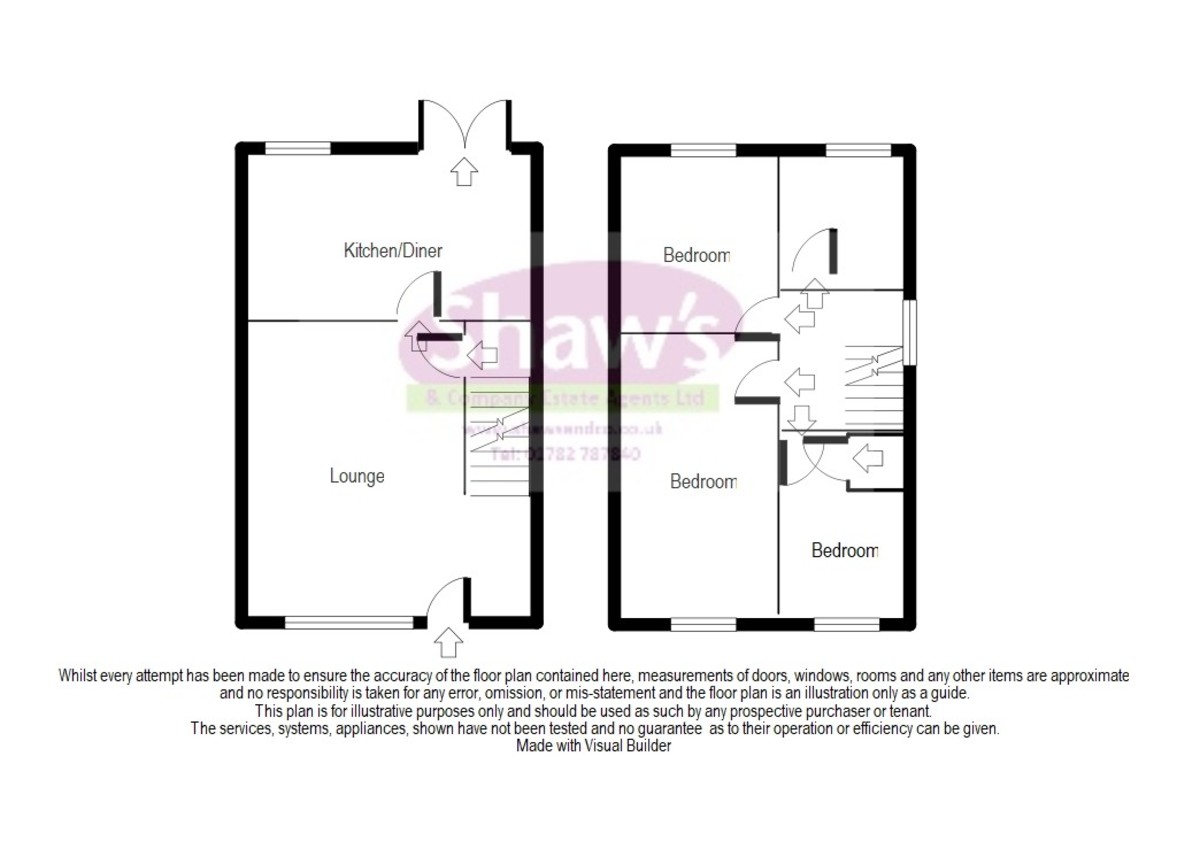 Floorplans For Lynn Avenue, Talke, Stoke-on-Trent