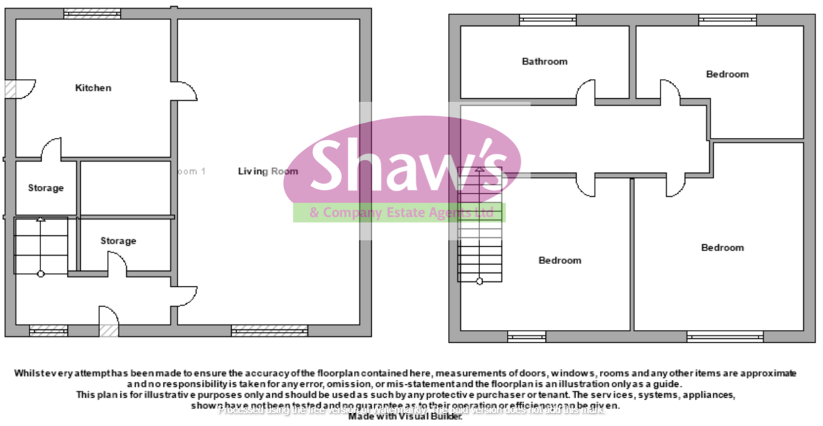 Floorplans For Maryhill Close, Kidsgrove
