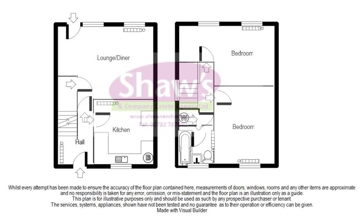 Floorplans For Winghay Road, Kidsgrove, Stoke-on-Trent
