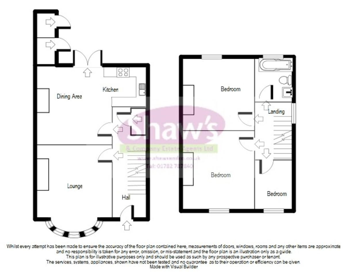 Floorplans For Henshall Place, Sandyford, Stoke-on-Trent
