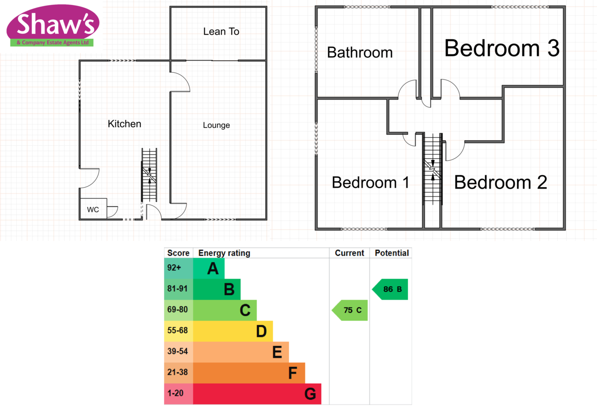 Floorplans For Jesmond Grove, Blurton, Stoke-on-Trent
