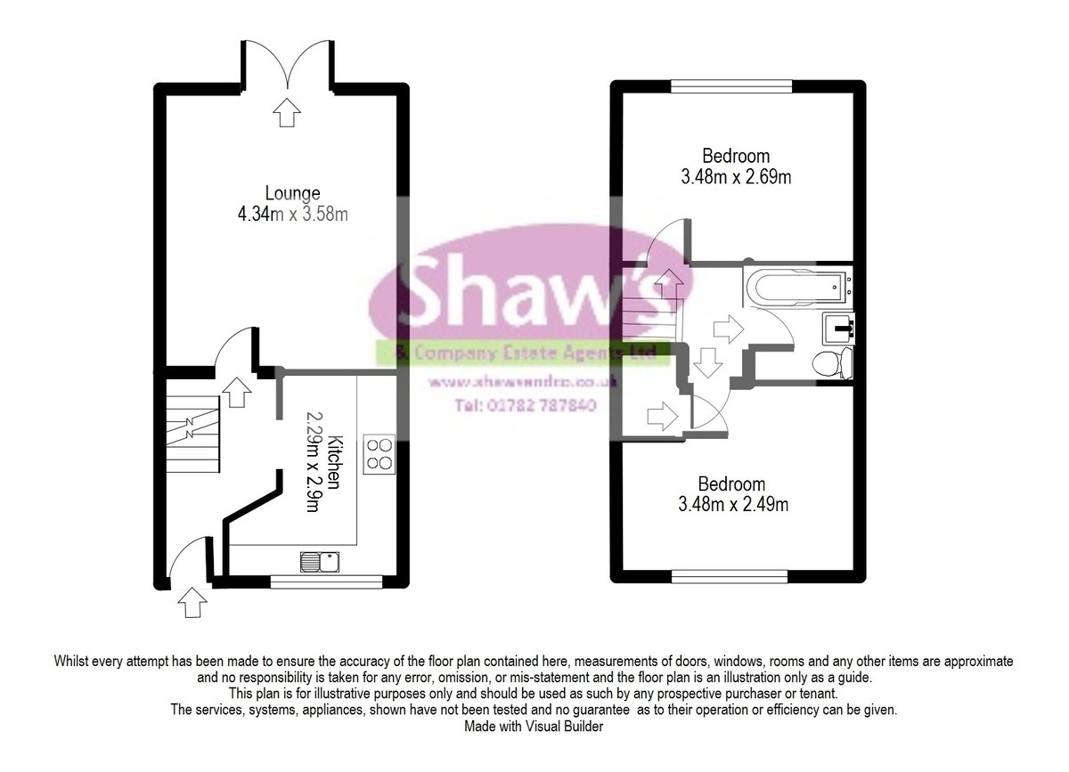 Floorplans For Scrimshaw Drive, Bradeley, Stoke-on-Trent