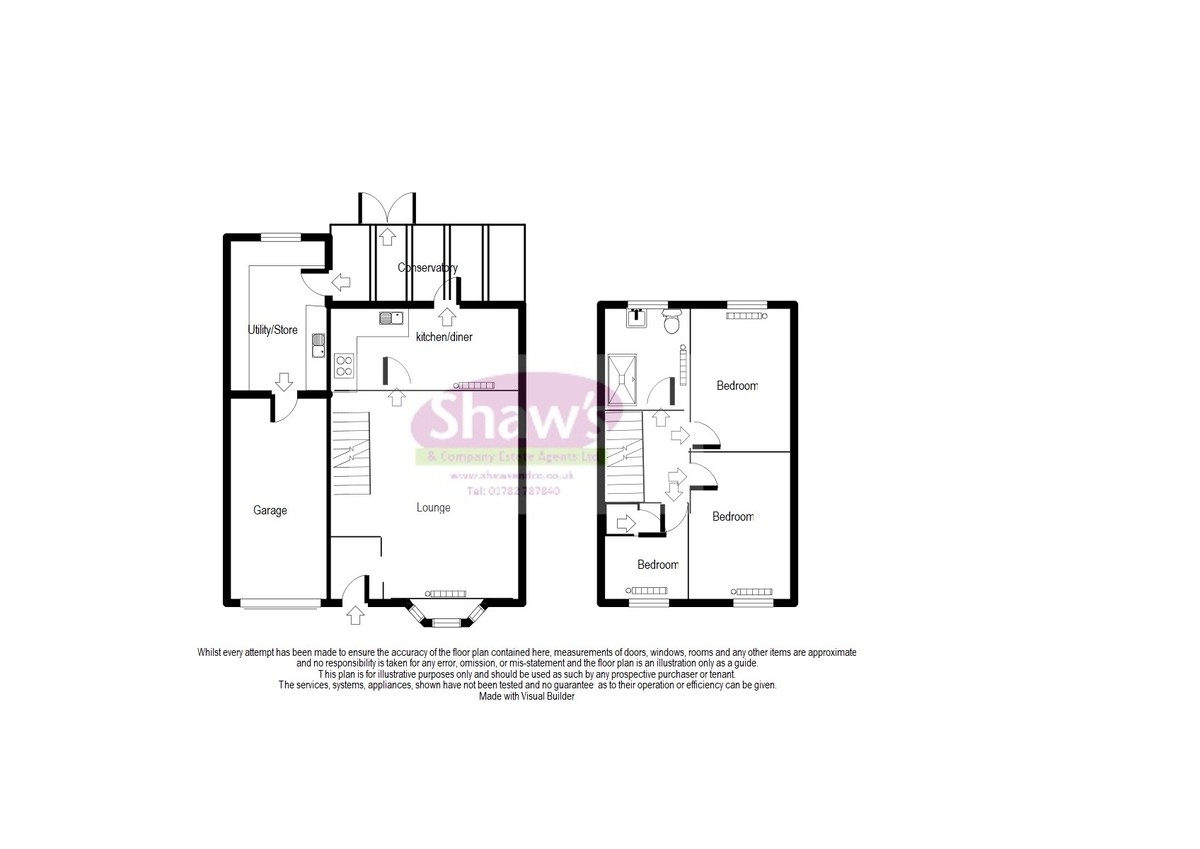 Floorplans For Tern Avenue, Kidsgrove, Stoke-on-Trent