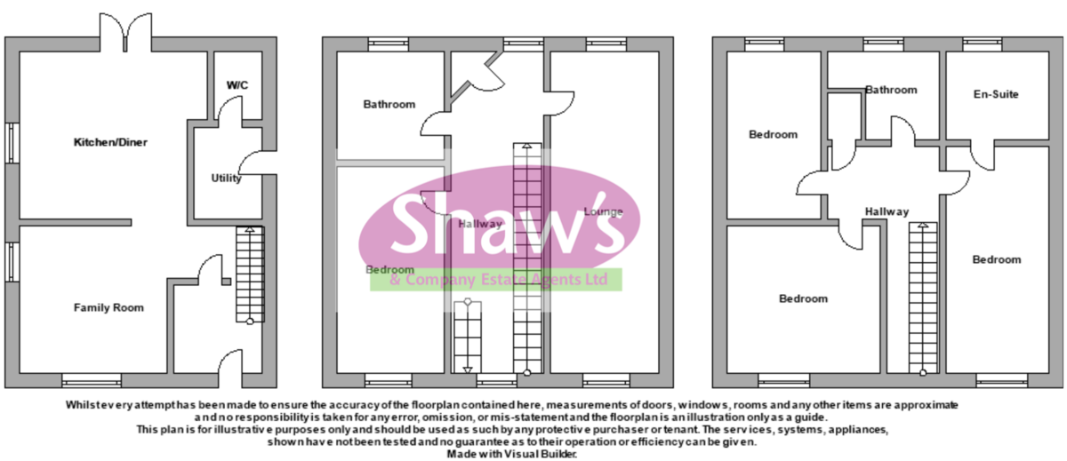 Floorplans For Sutton Avenue, Silverdale, Newcastle