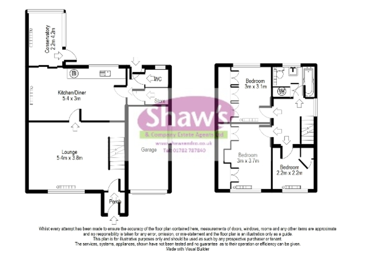 Floorplans For Springhead Close, Talke Pits, Stoke-on-Trent