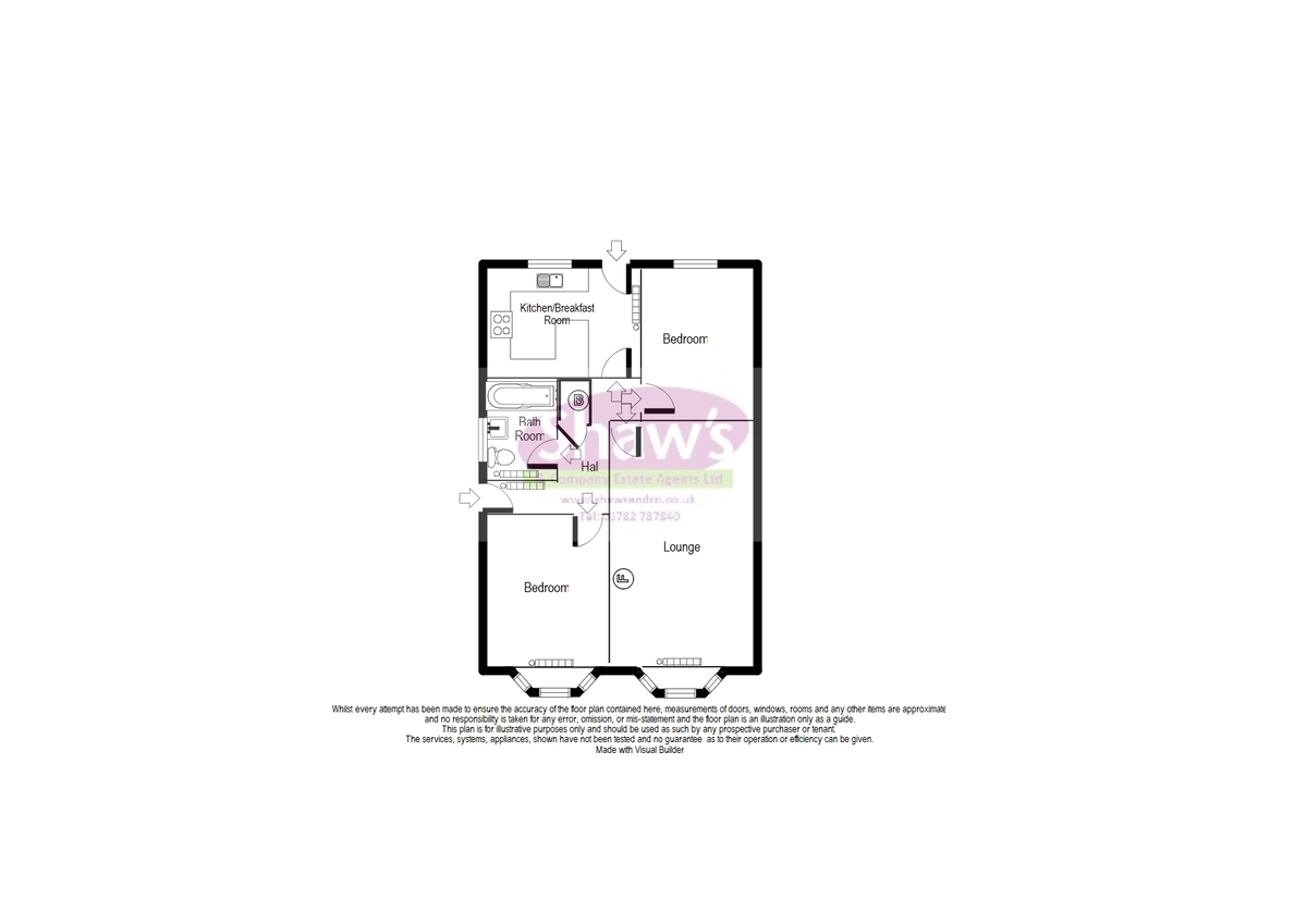 Floorplans For Woodlands Avenue, Talke, Stoke-on-Trent