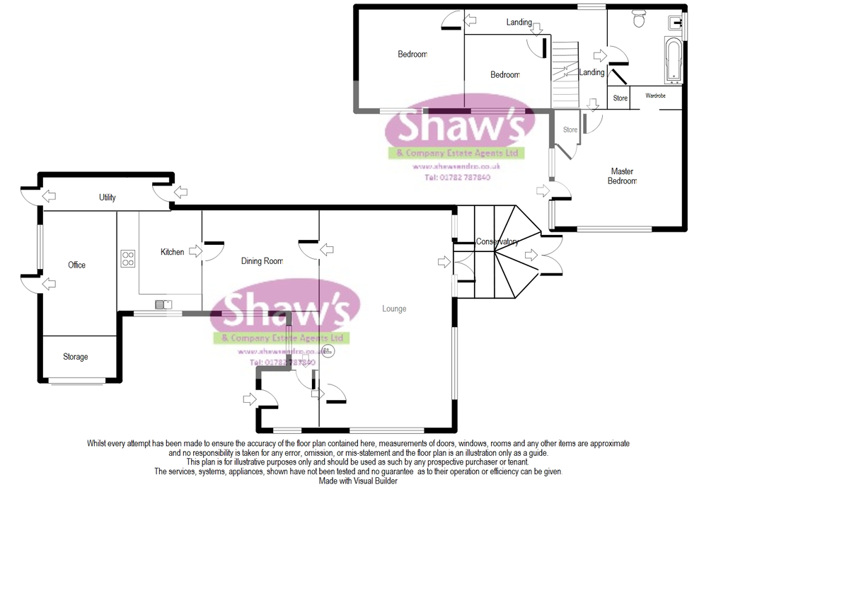 Floorplans For High Street, Newchapel, Stoke-on-Trent