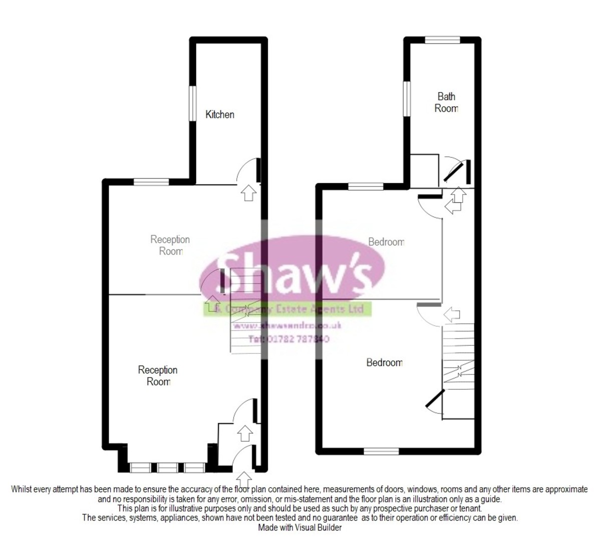 Floorplans For Jamage Road, Talke Pits, Stoke-on-Trent