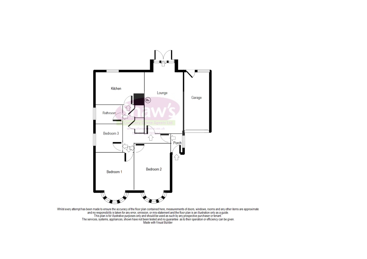 Floorplans For Westmorland Avenue, Clough Hall, Kidsgrove