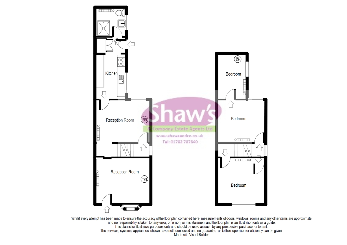 Floorplans For High Street, Newchapel, Stoke-on-Trent