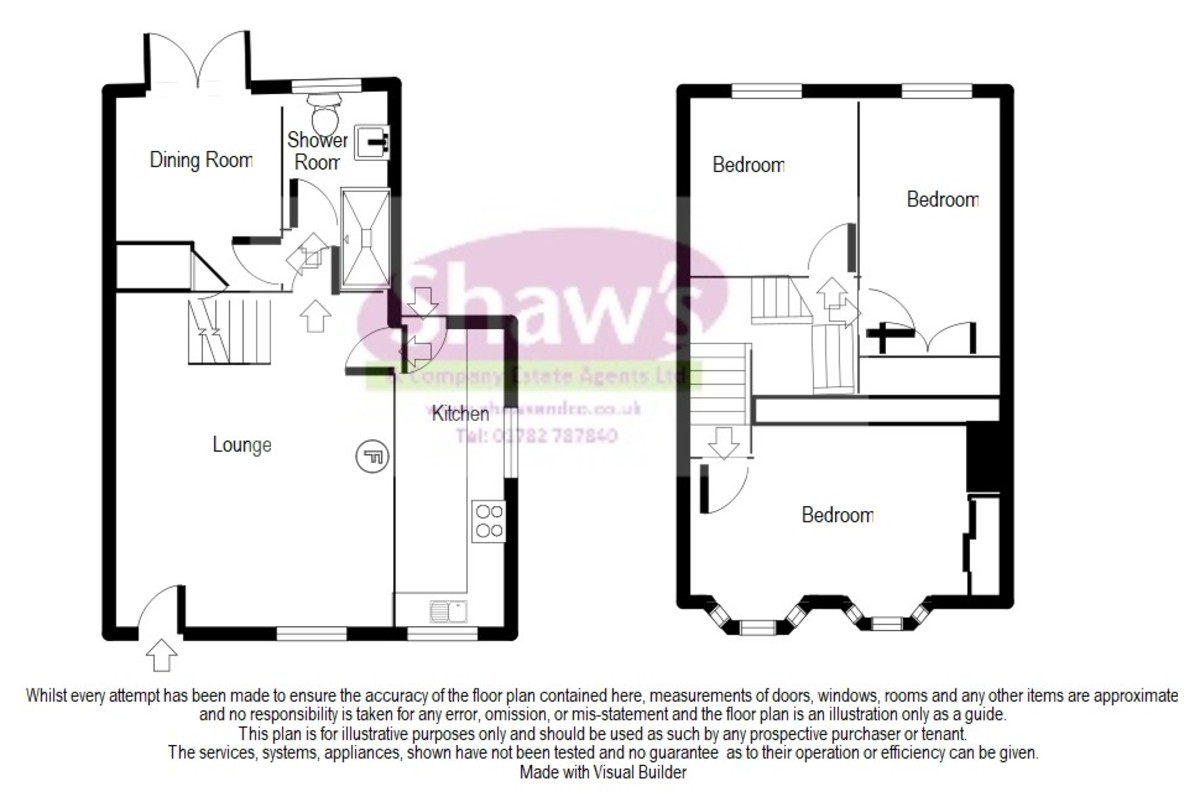 Floorplans For Tower Hill Road, Mow Cop, Stoke-on-Trent