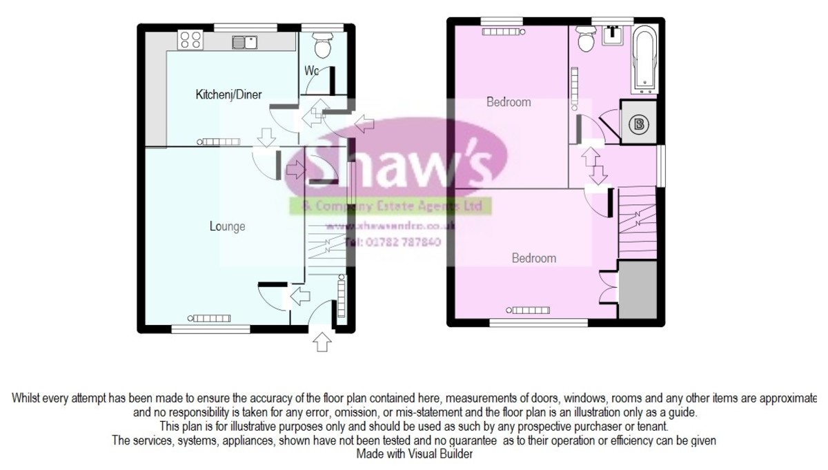 Floorplans For Burnaby Road, Sandyford, Stoke-on-Trent
