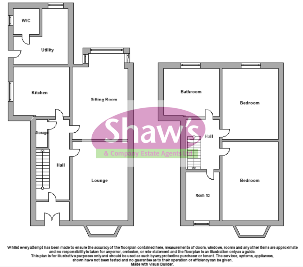 Floorplans For Chell Green Avenue, Chell, Stoke-on-Trent