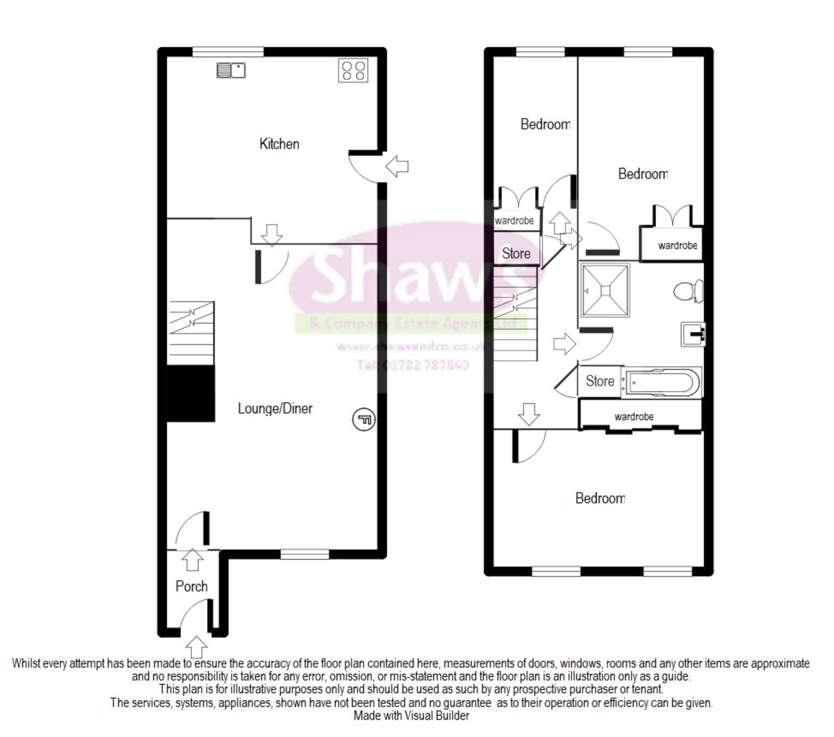 Floorplans For Bibby Street, Rode Heath, Stoke-on-Trent