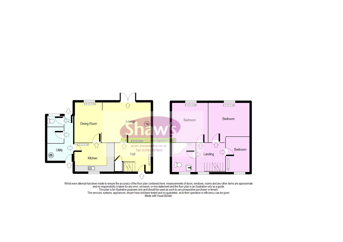 Floorplans For Lodge Road, Talke Pits, Stoke-on-Trent