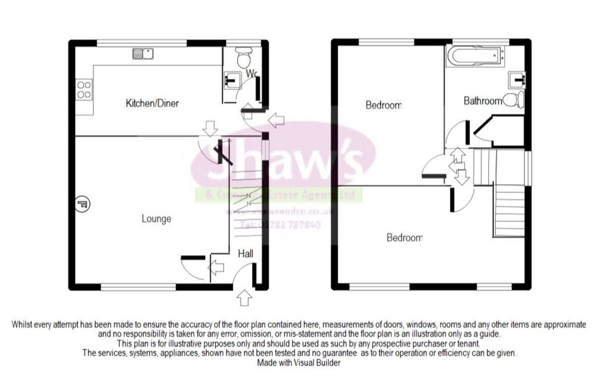 Floorplans For Broadfield Road, Sandyford, Stoke-on-Trent