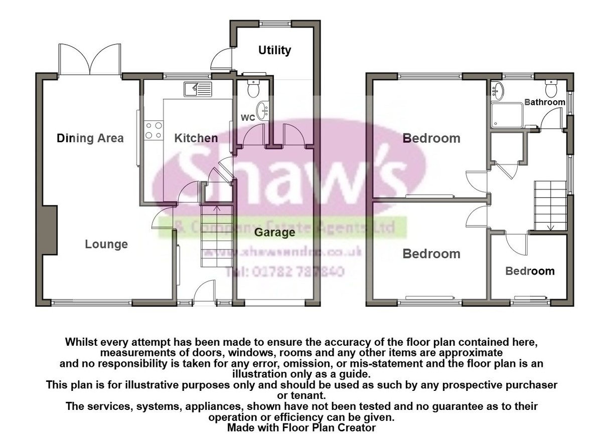 Floorplans For Chatterley Drive, Kidsgrove, Stoke-on-Trent