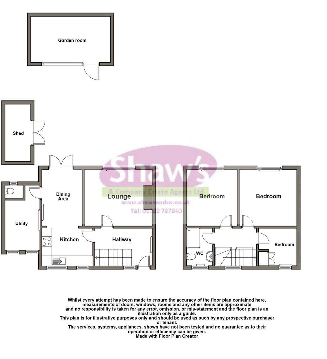 Floorplans For Bevan Avenue, Talke Pits, Stoke-on-Trent