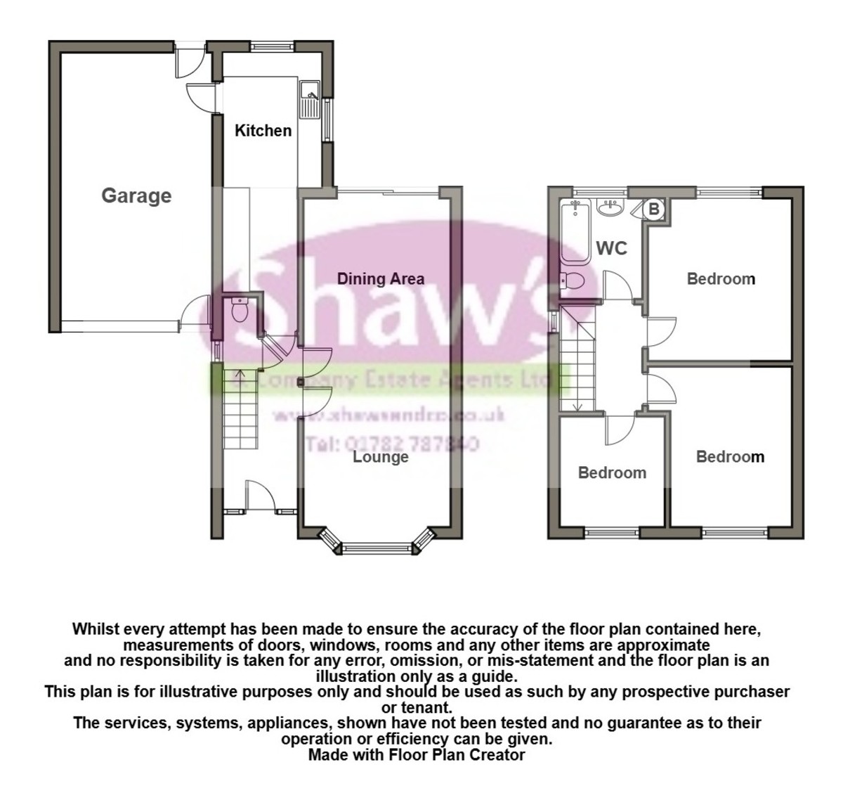 Floorplans For Barnett Grove, Little Chell, Stoke-on-Trent