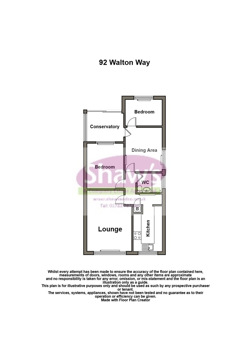 Floorplans For Walton Way, Talke, Stoke-on-Trent