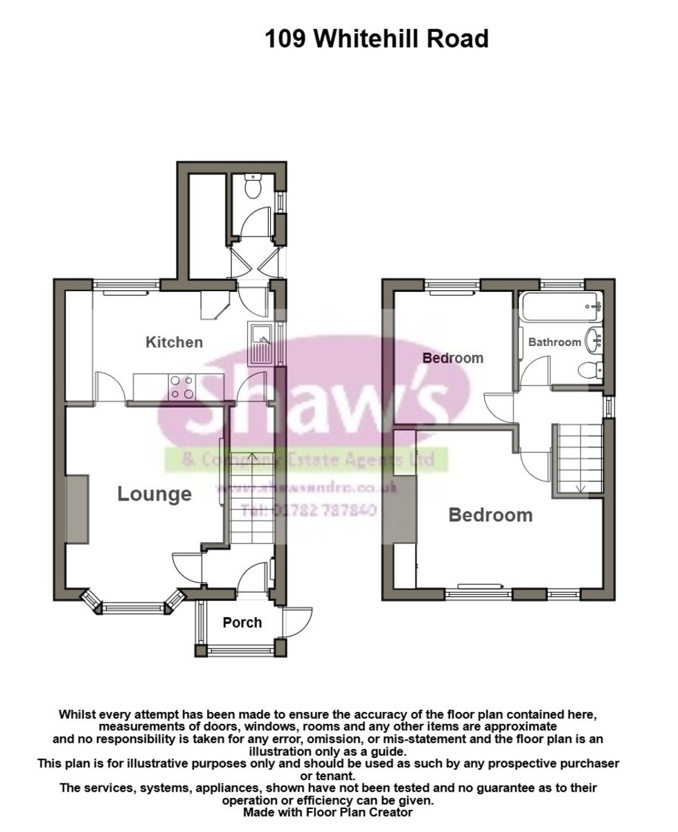 Floorplans For Whitehill Road, Kidsgrove, Stoke-on-Trent