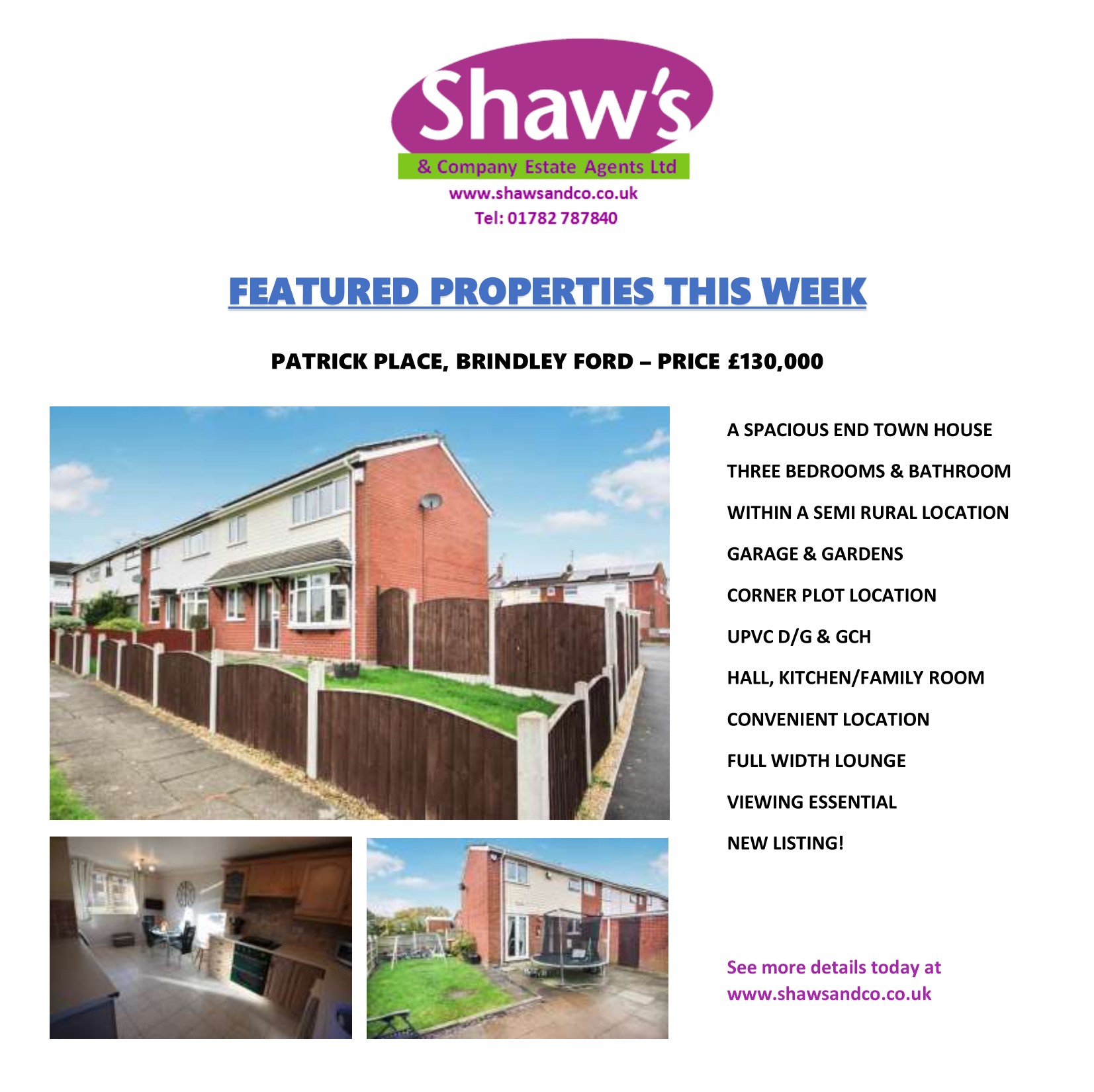 NEW & FEATURED PROPERTIES OF THE WEEK!