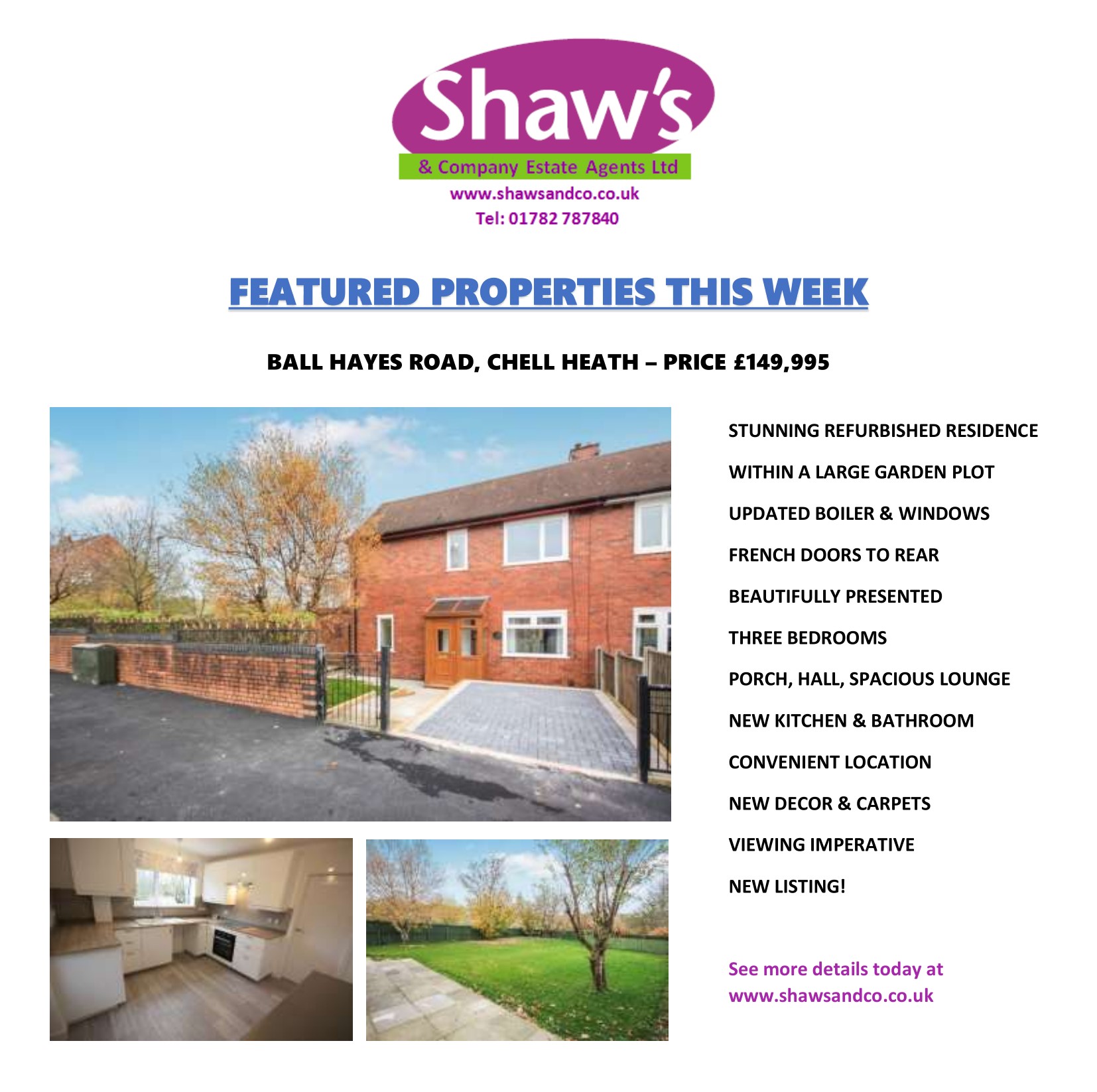 NEW & FEATURED PROPERTIES OF THE WEEK!