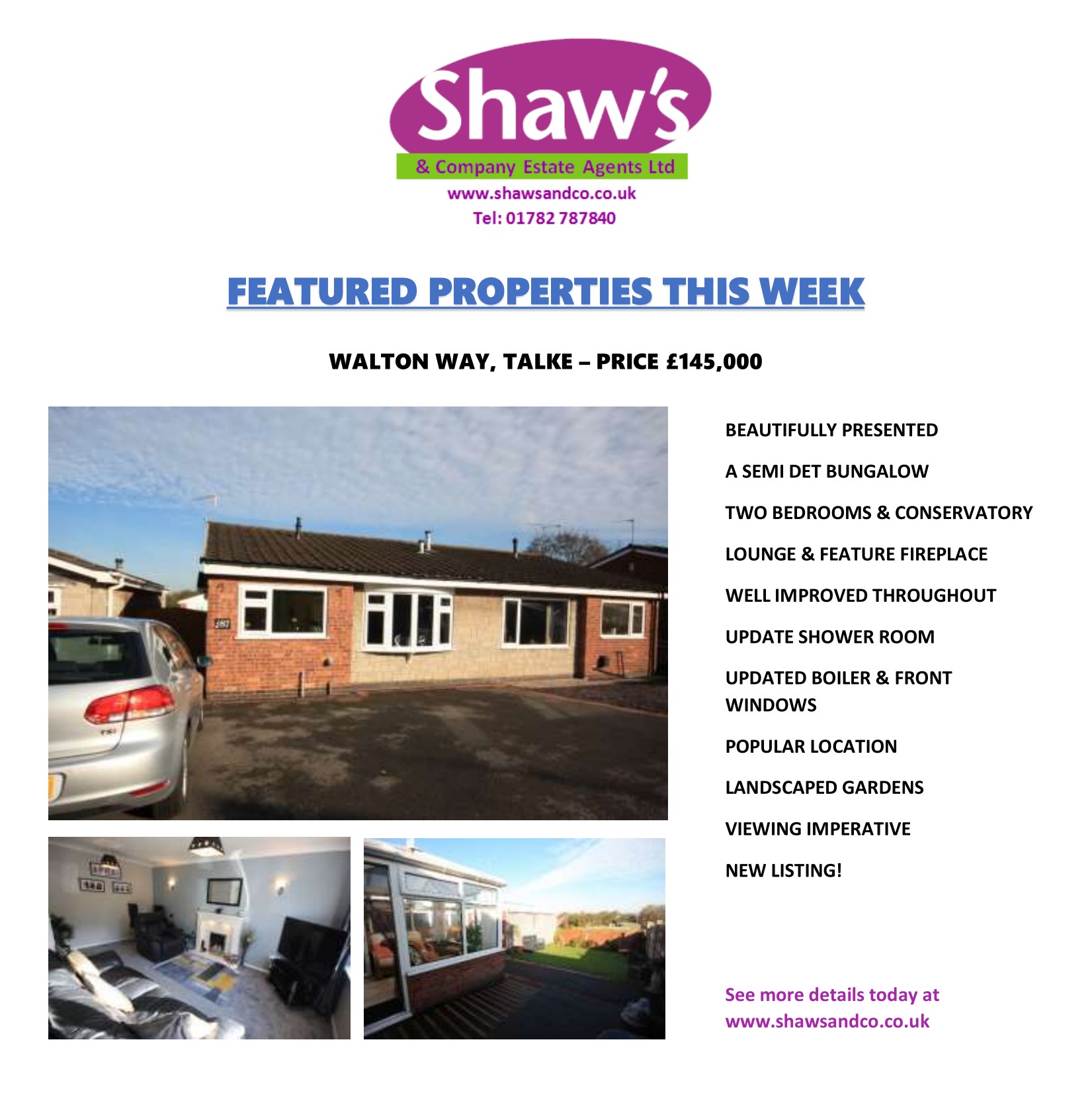 NEW & FEATURED PROPERTIES OF THE WEEK!