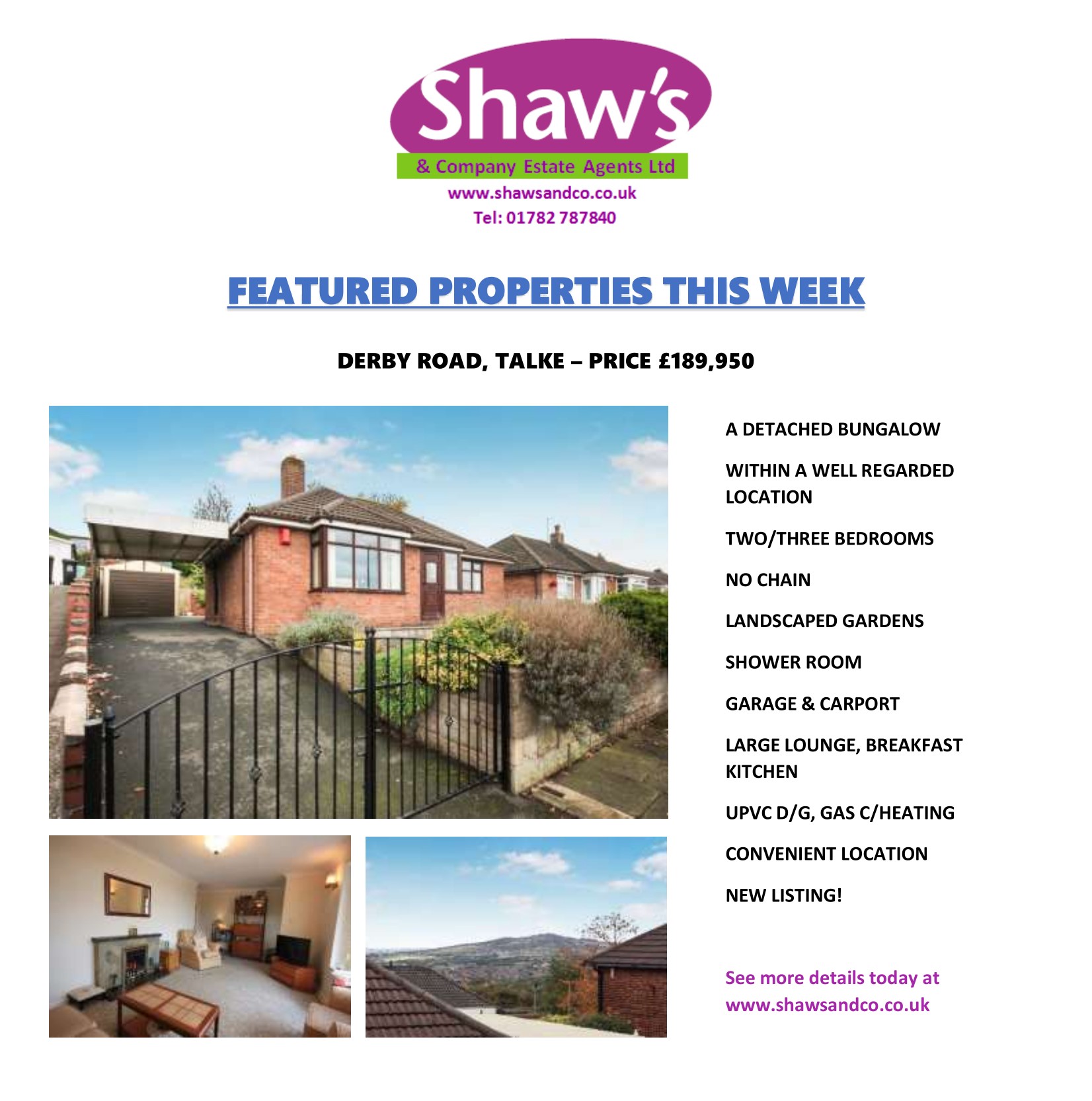 NEW & FEATURED PROPERTIES OF THE WEEK!