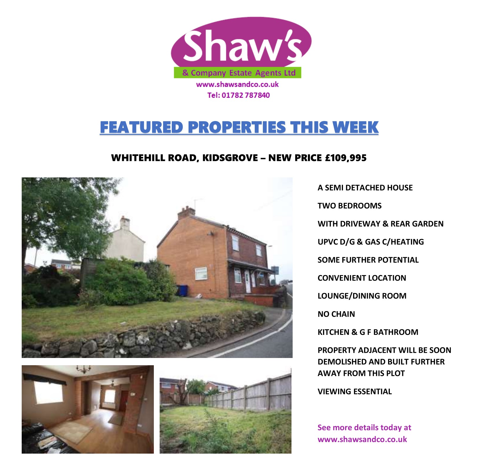 NEW & FEATURED PROPERTIES OF THE WEEK!