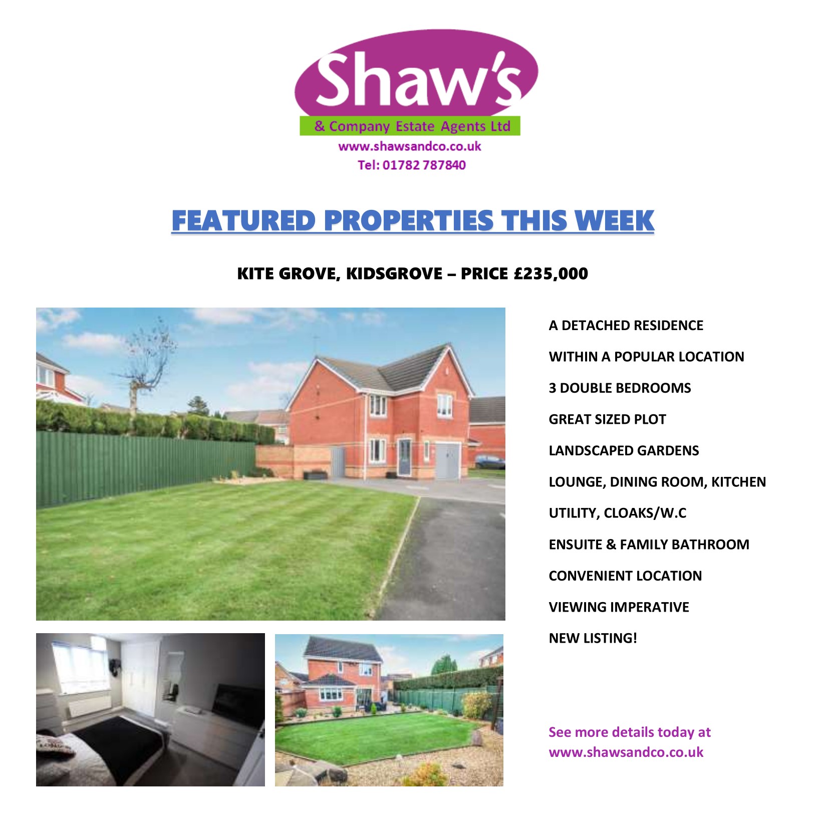 NEW & FEATURED PROPERTIES OF THE WEEK!