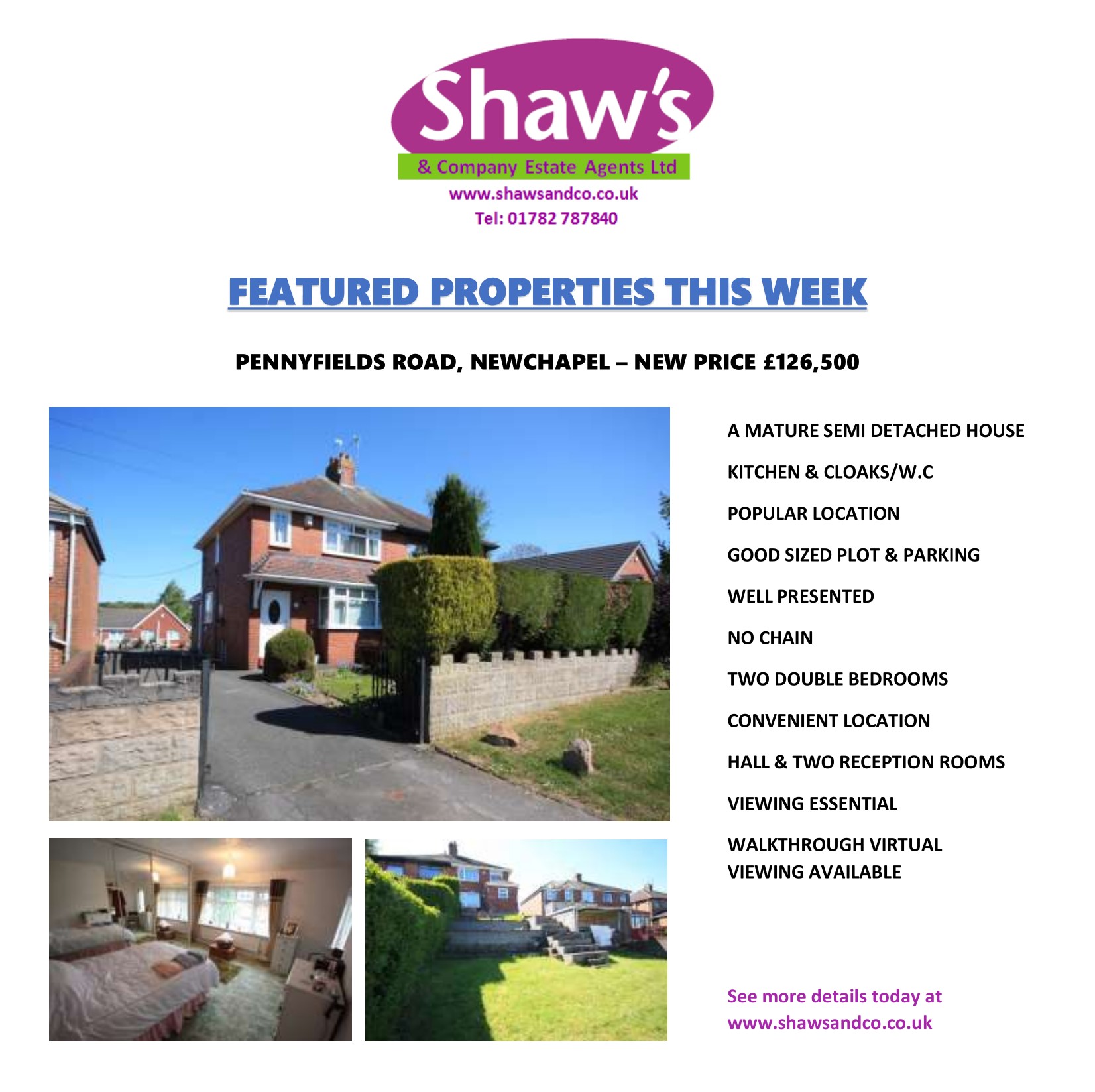 NEW & FEATURED PROPERTIES OF THE WEEK!