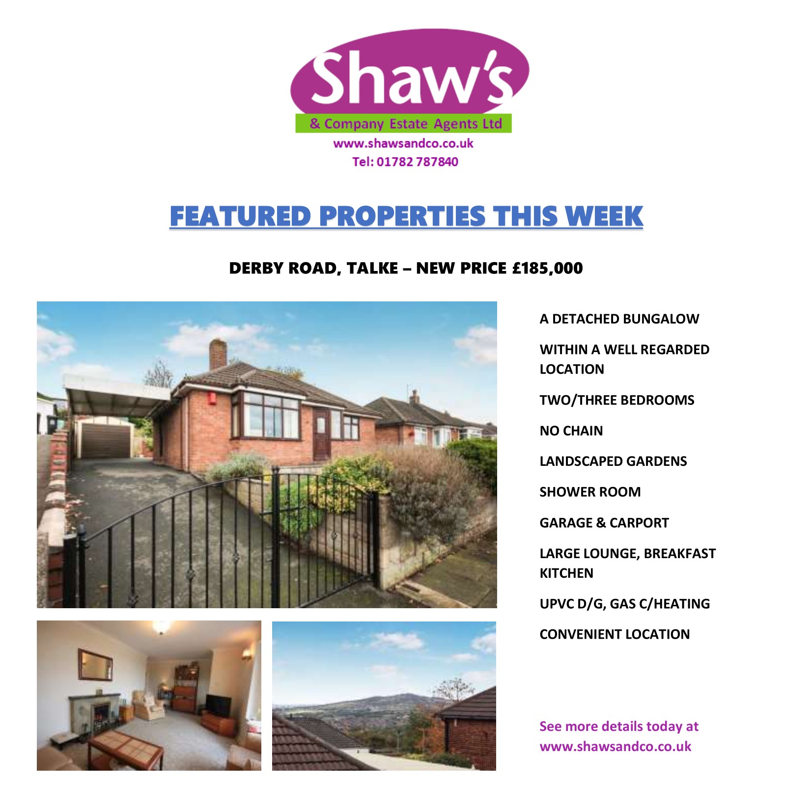 NEW & FEATURED PROPERTIES OF THE WEEK!