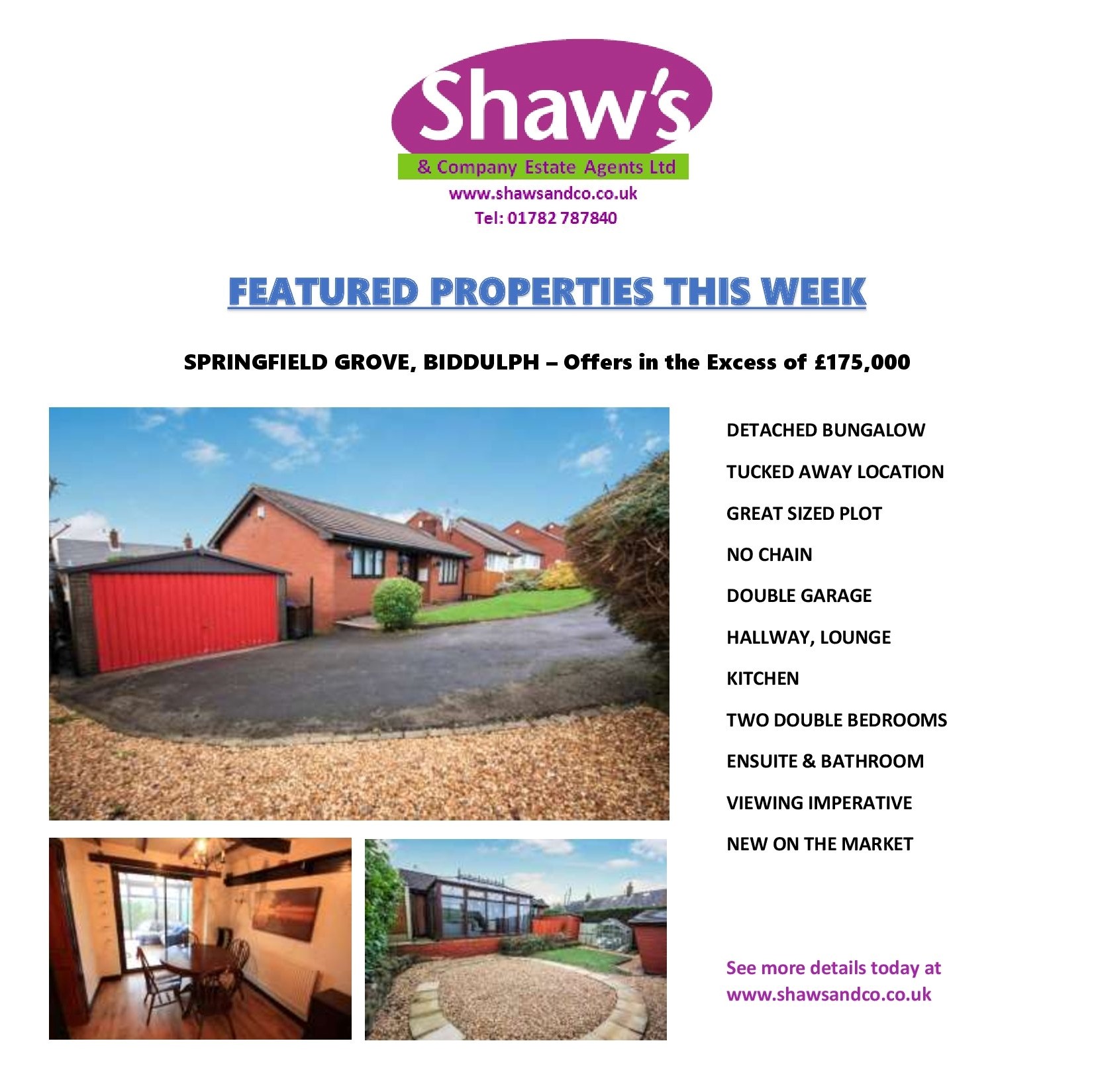 NEW & FEATURED PROPERTIES OF THE WEEK!