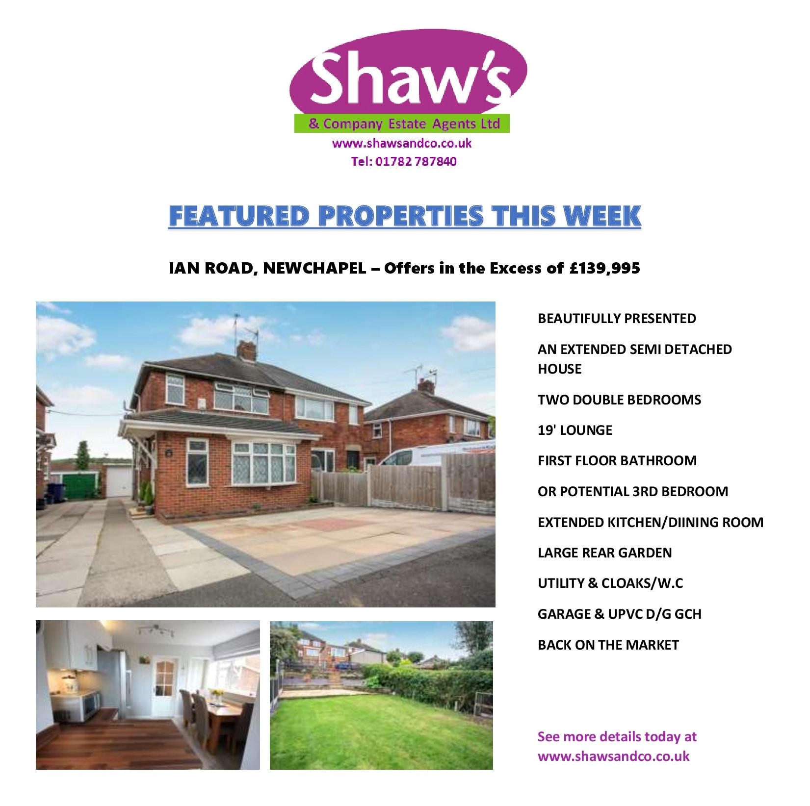 NEW & FEATURED PROPERTIES OF THE WEEK!