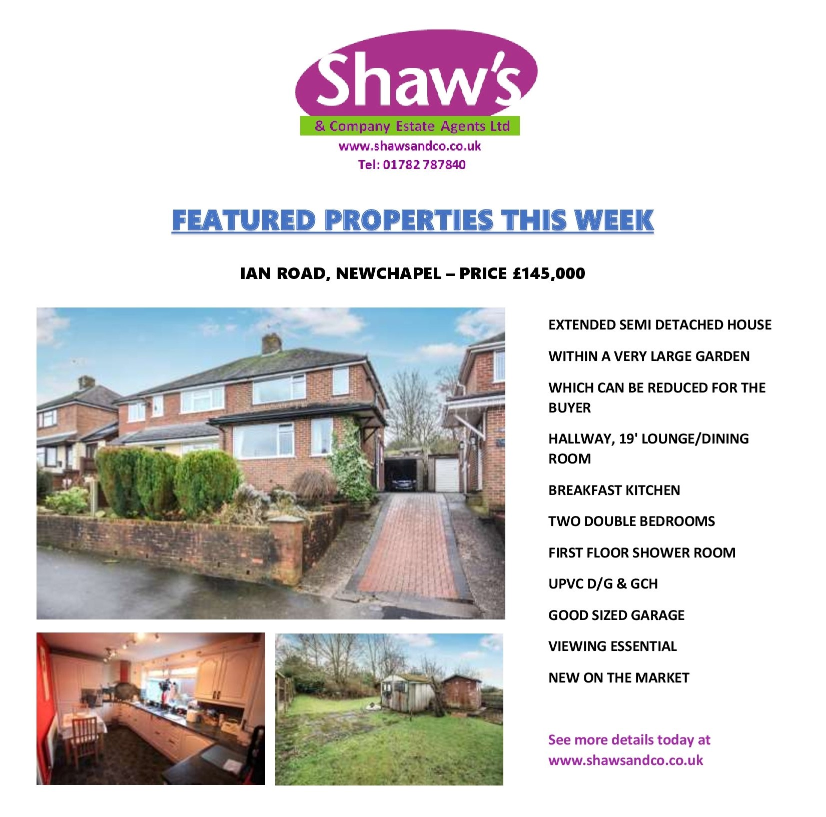 NEW & FEATURED PROPERTIES OF THE WEEK!