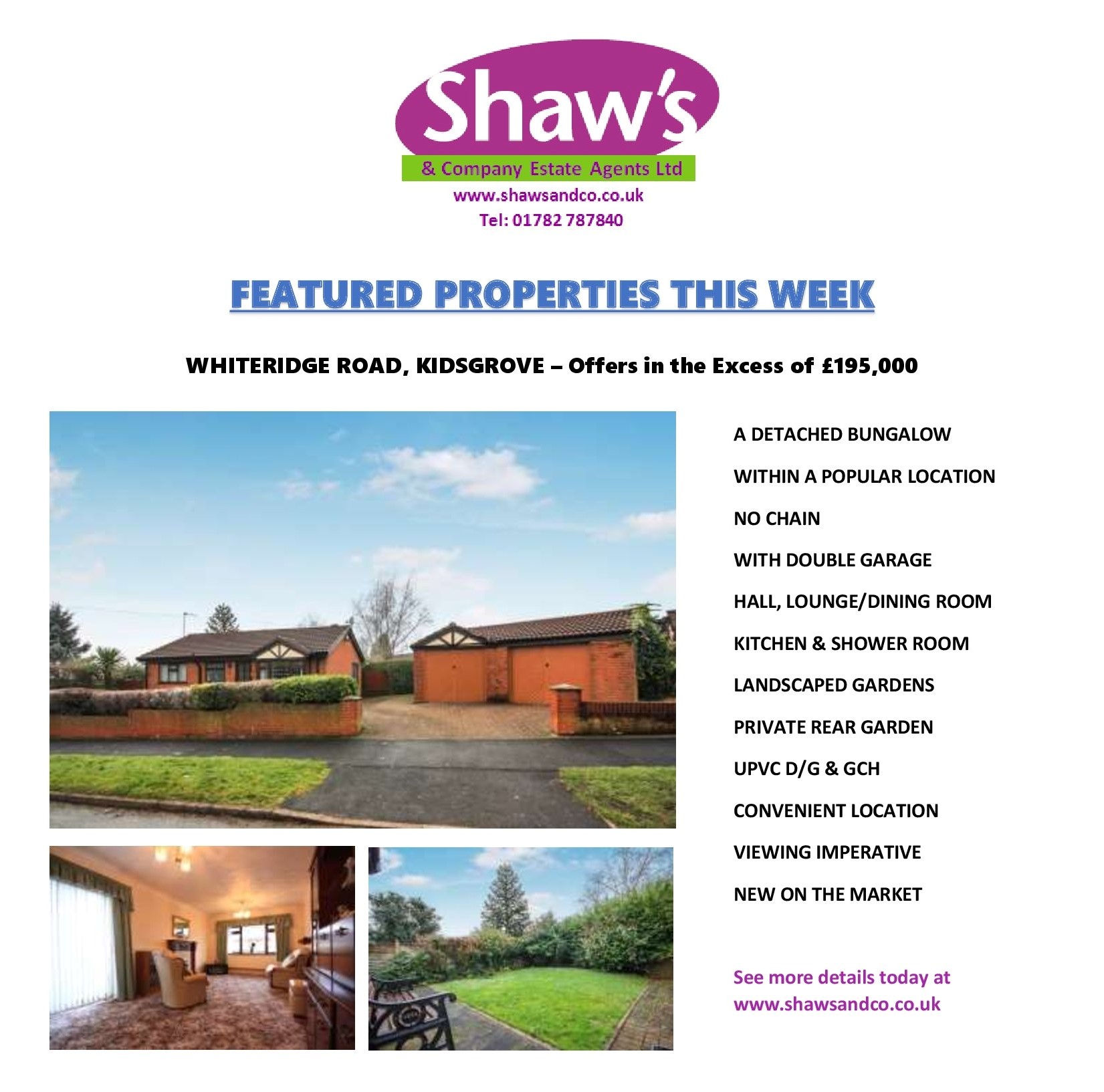 NEW & FEATURED PROPERTIES OF THE WEEK!