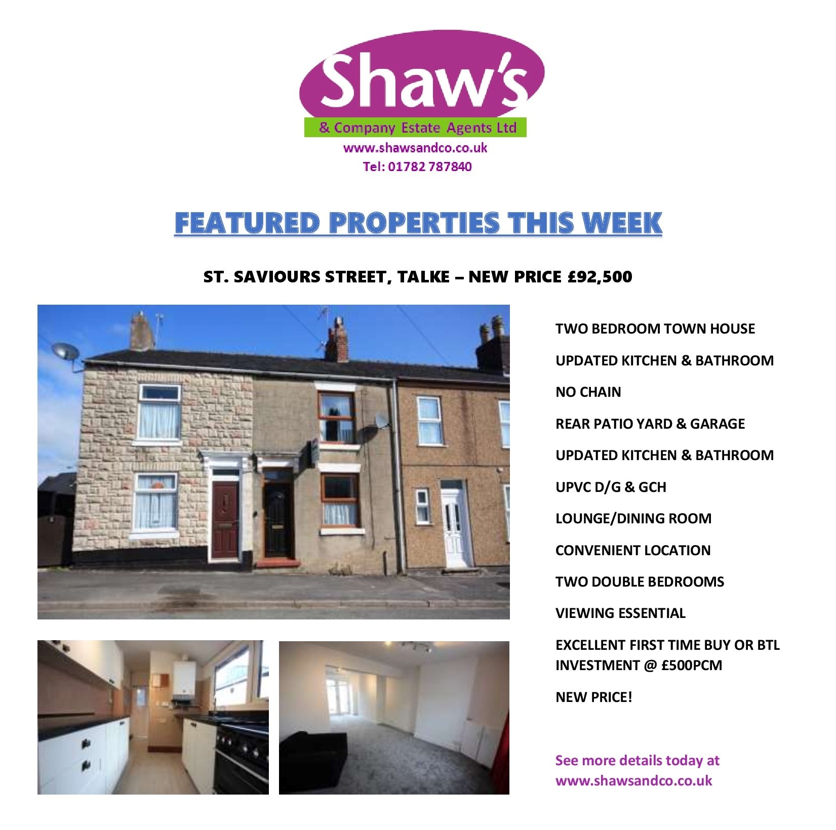 NEW & FEATURED PROPERTIES OF THE WEEK!